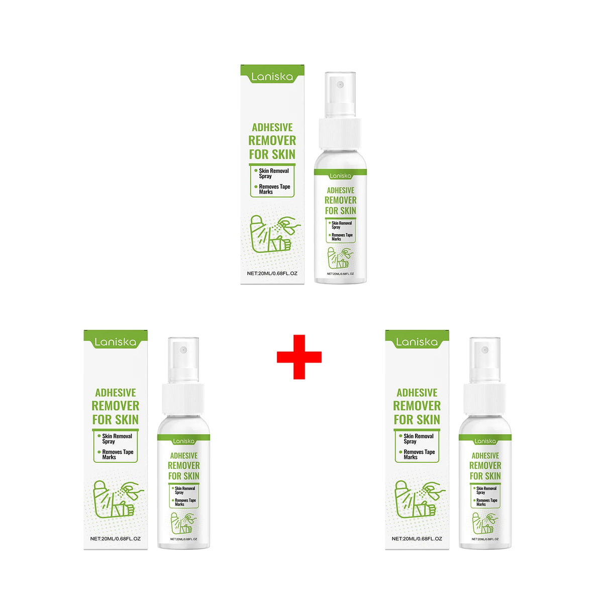 Gentle Adhesive Remover Spray for Skin Tape Marks