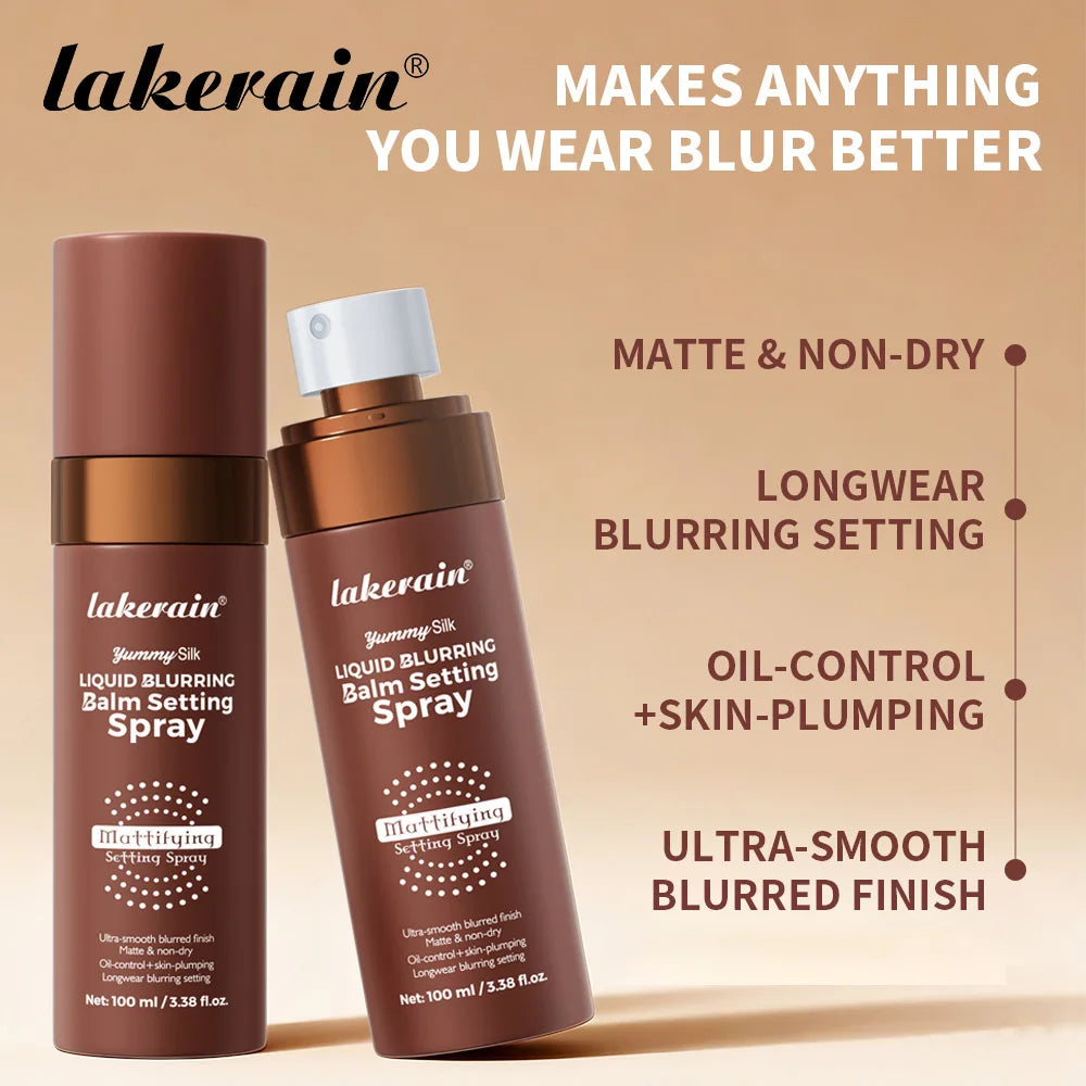 Liquid Blurring Balm Setting Spray Long Lasting Matte Makeup Fixer