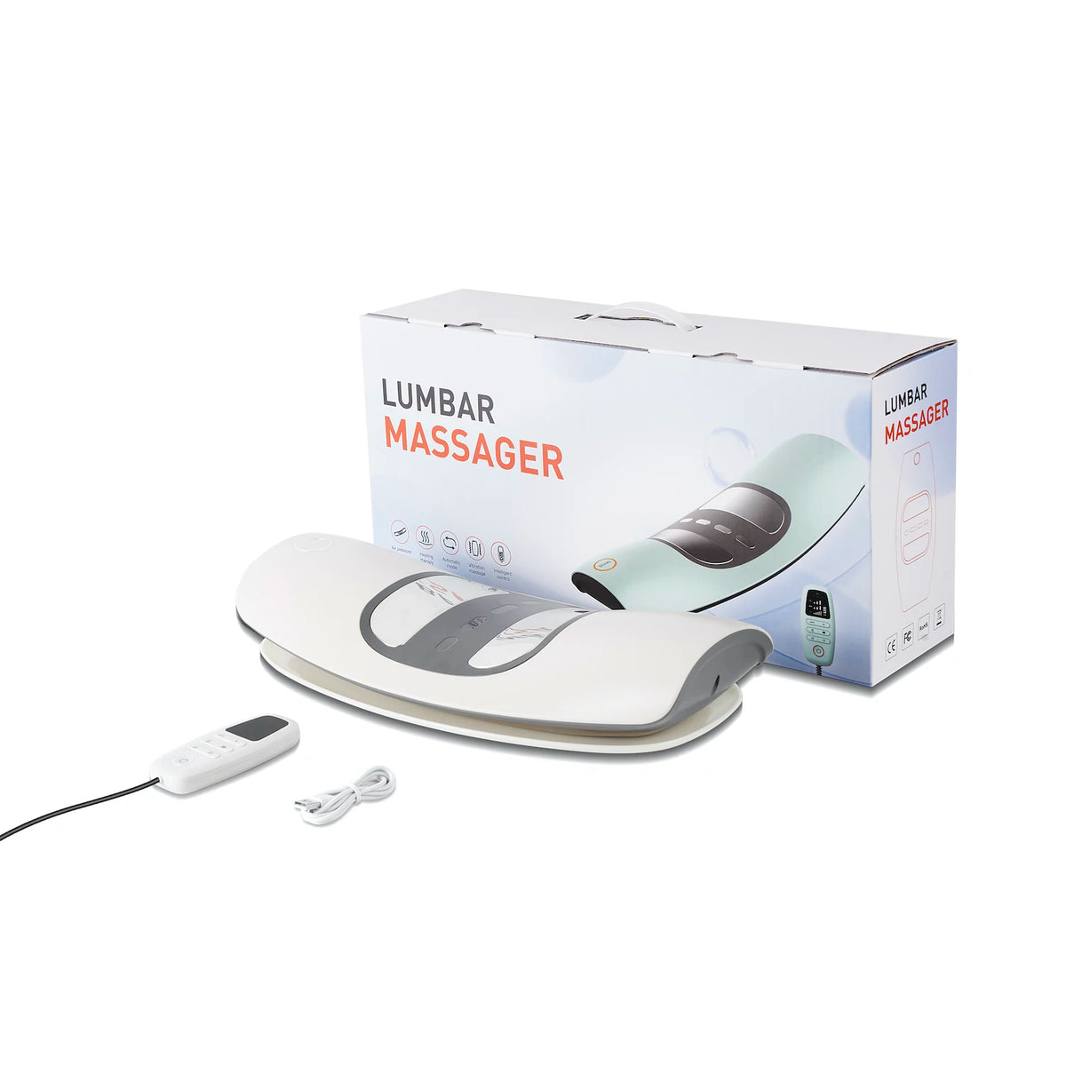 4 in 1 Lumbar Traction Device Back Stretcher Massager