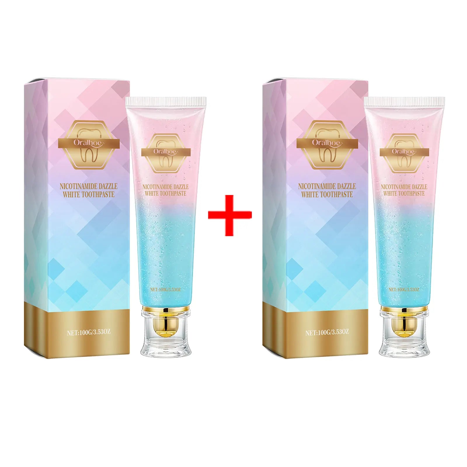 Oralhoe Teeth Whitening Toothpaste Repair Cavities Mint Fresh Breath - 7
