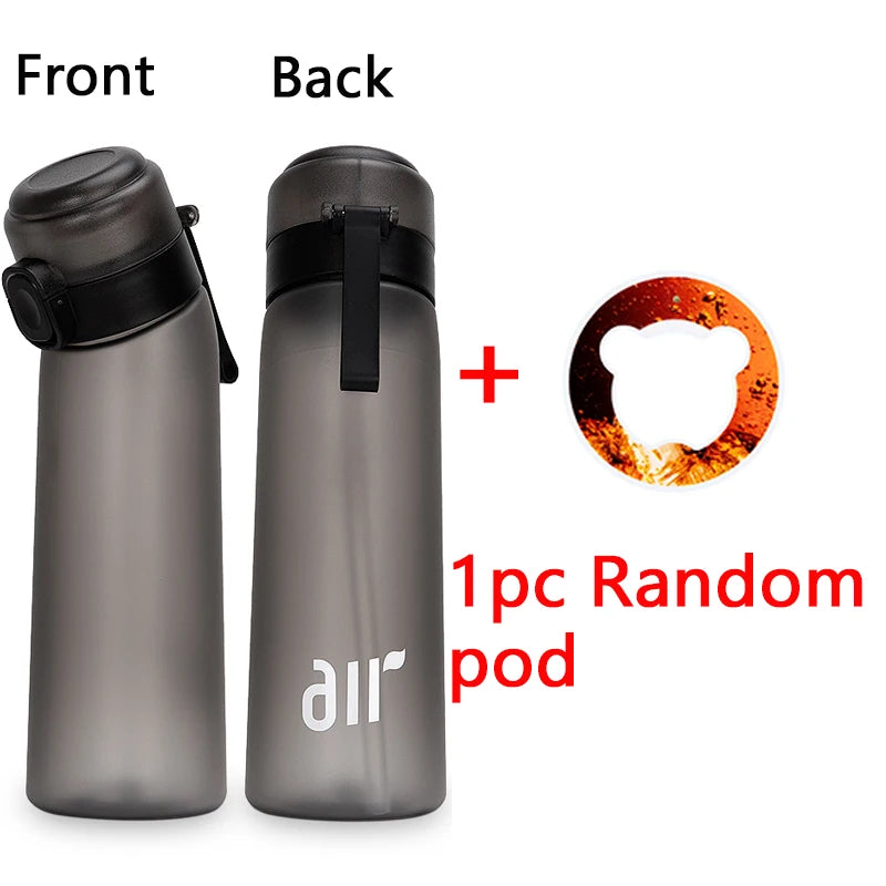 800ml Scented Water Bottle Portable Flavor Pod Sports Hydration Cup