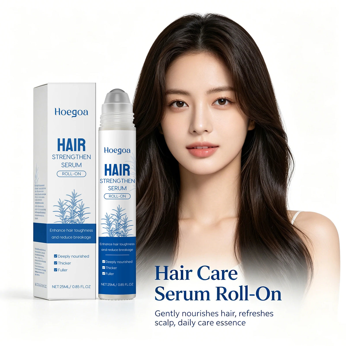 Rosemary Hair Growth Serum Roll On Anti Hair Loss Care Oil