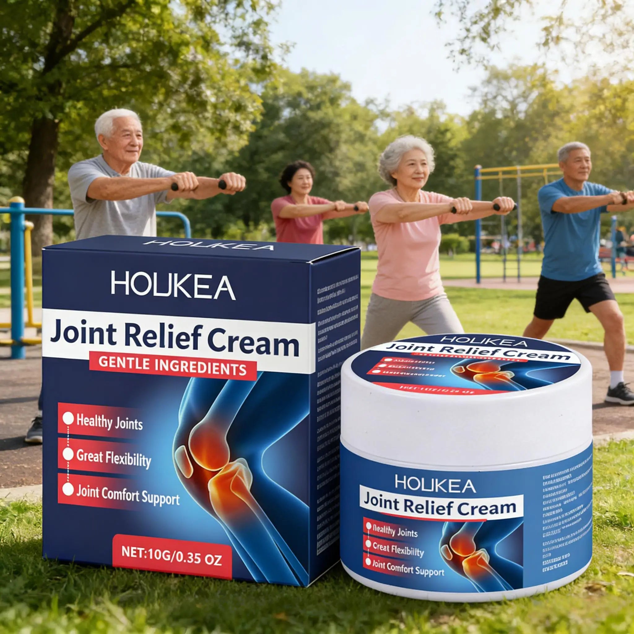 Joint Relief Massage Cream Hand Foot Leg Soothing Joint Pain Lotion - 4