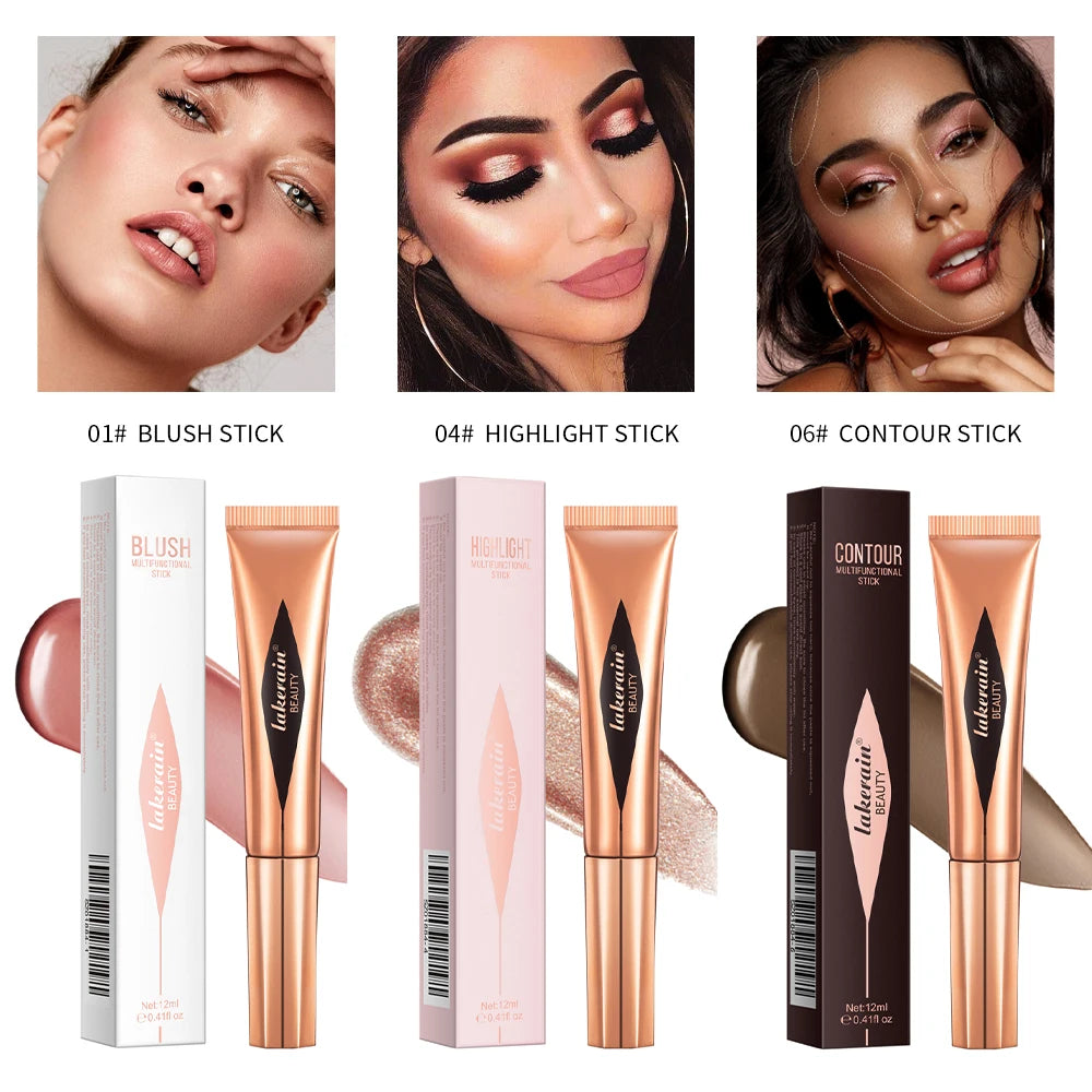 Liquid Contour Wand Blusher Highlighter Makeup Stick
