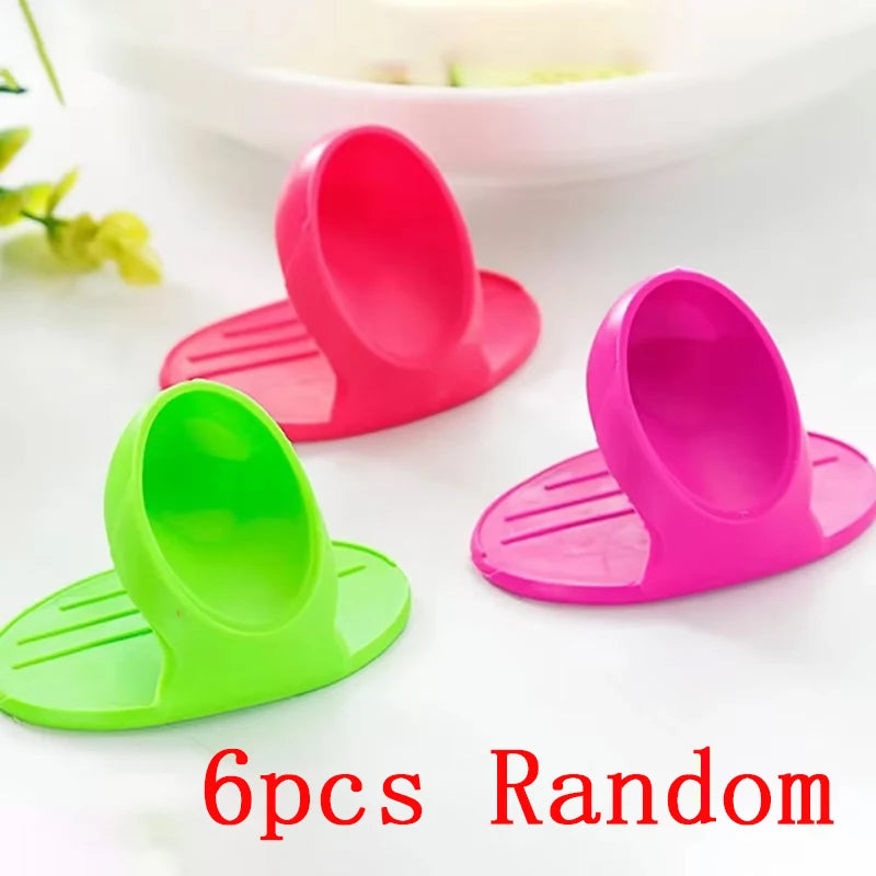 Silicone Finger Covers Heat Resistant Oven Mitts Kitchen Grips 2 Pack
