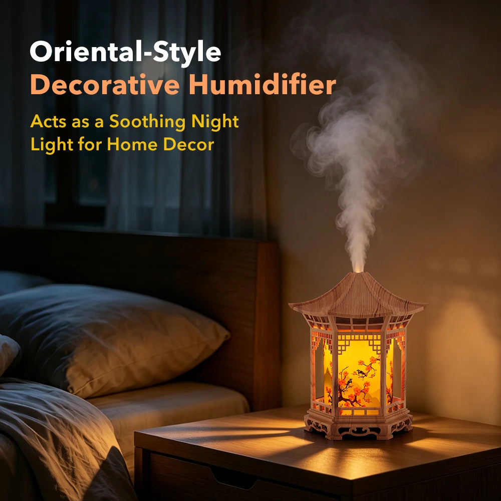 USB Ultrasonic Humidifier Cool Mist Night Light Portable Mini - 8