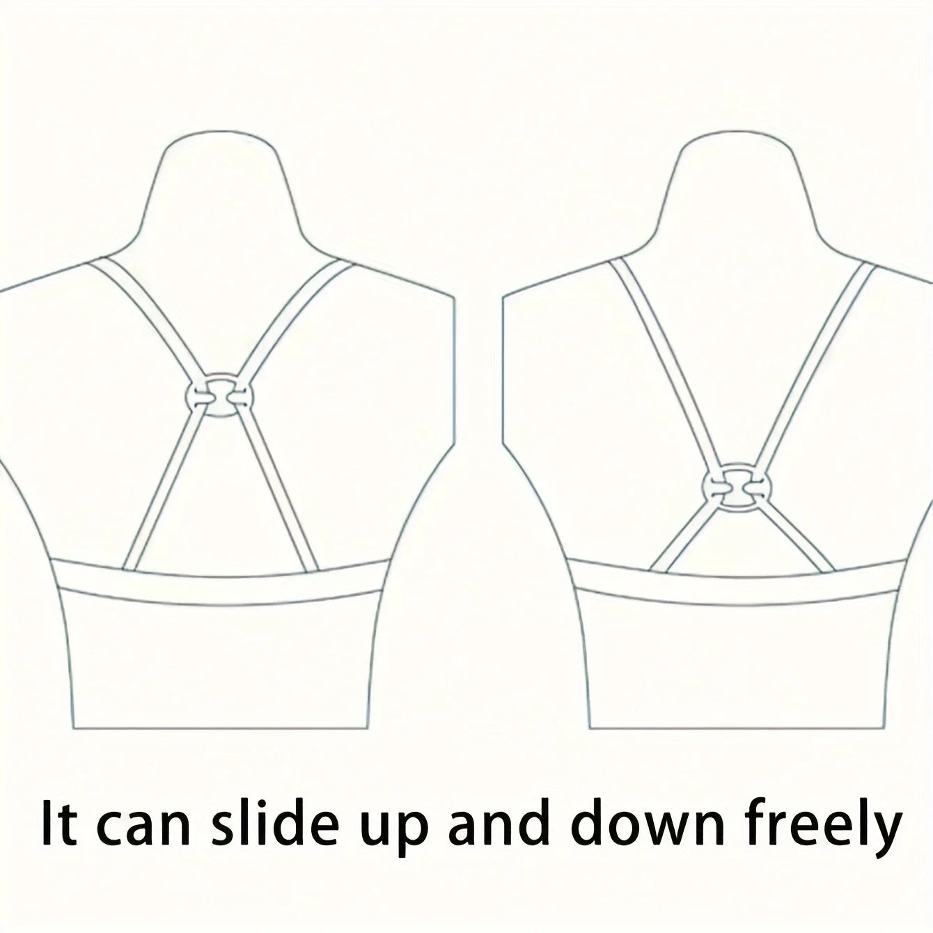 Anti-Slip Bra Strap Clips Racerback Converter and Concealer Set