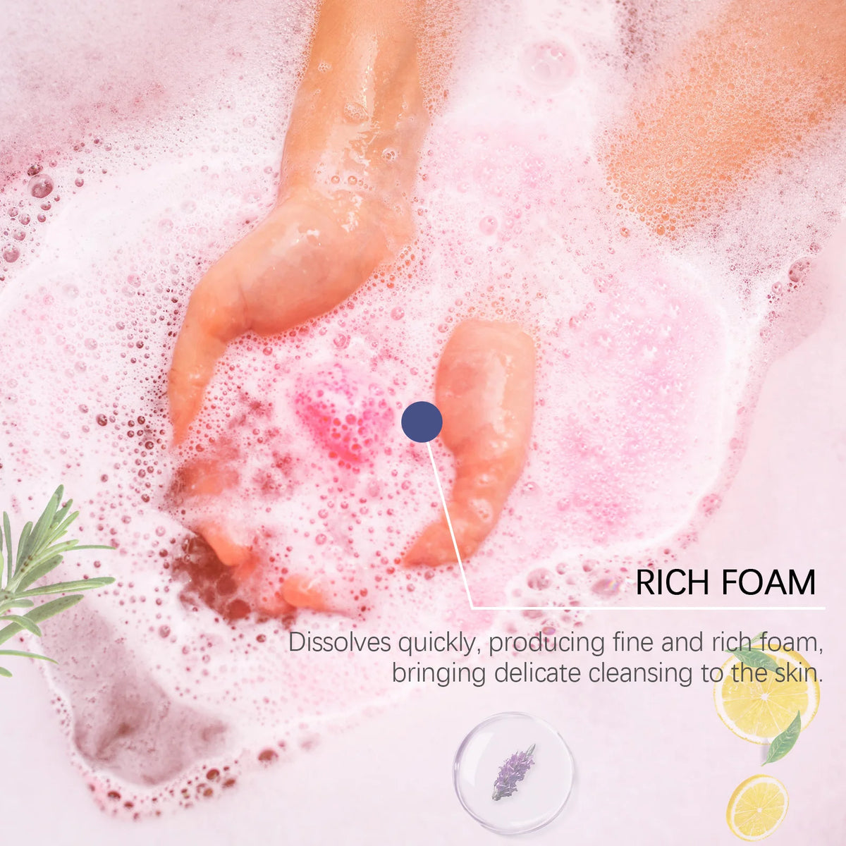 Bubble Bath Bombs Spa Relaxing Body Stress Relief Skin Care