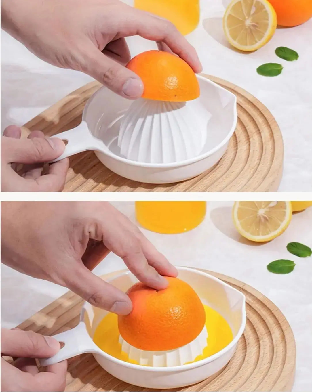Manual Citrus Juicer Hand Press Lemon Squeezer for Fruit Juice - 1