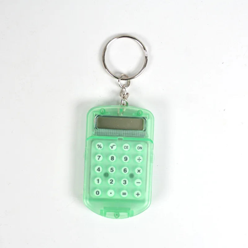 Mini Calculator Keychain Portable 8 Digit Pocket Calculator for Students