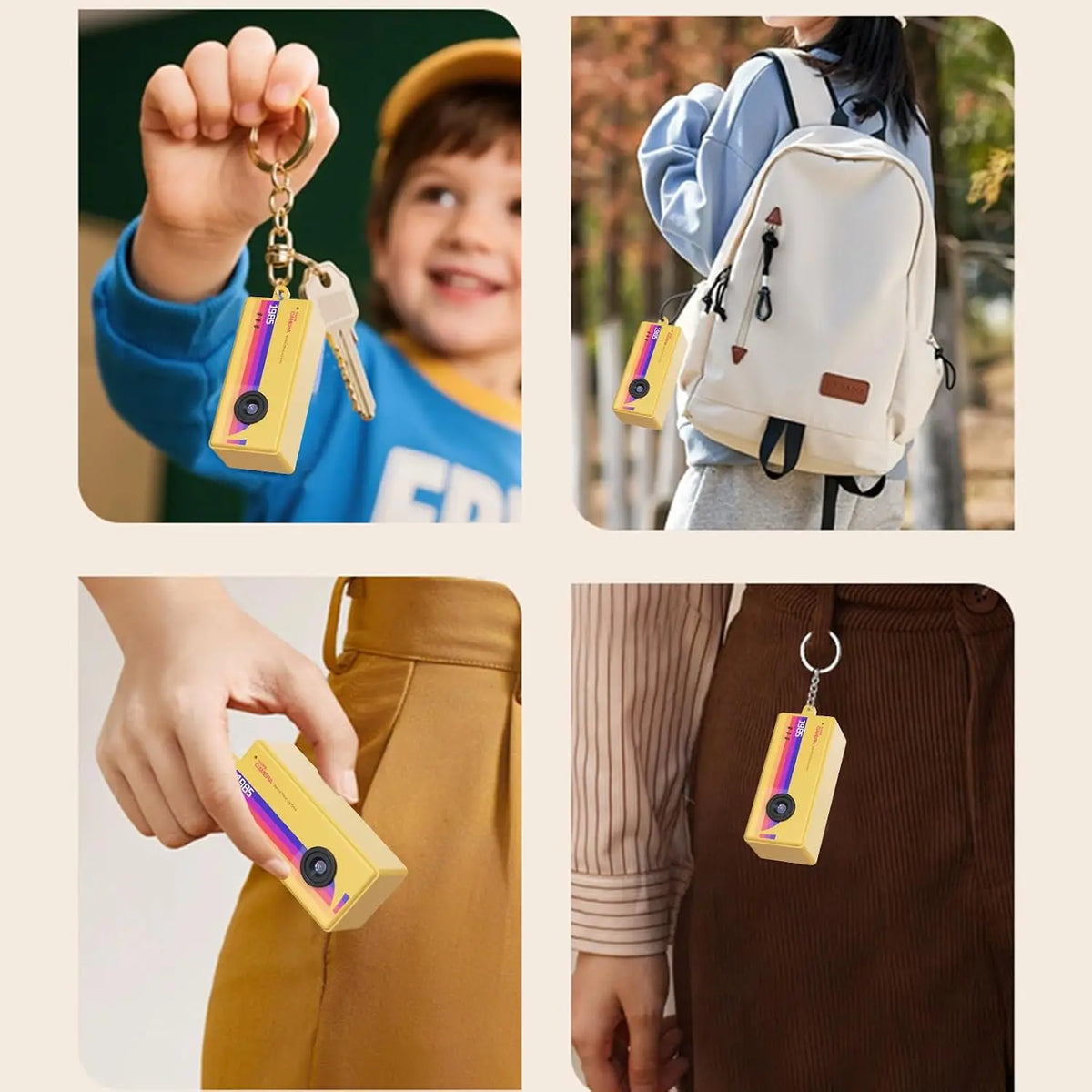 Mini Keychain Thumb Camera Retro Digital Video Recorder