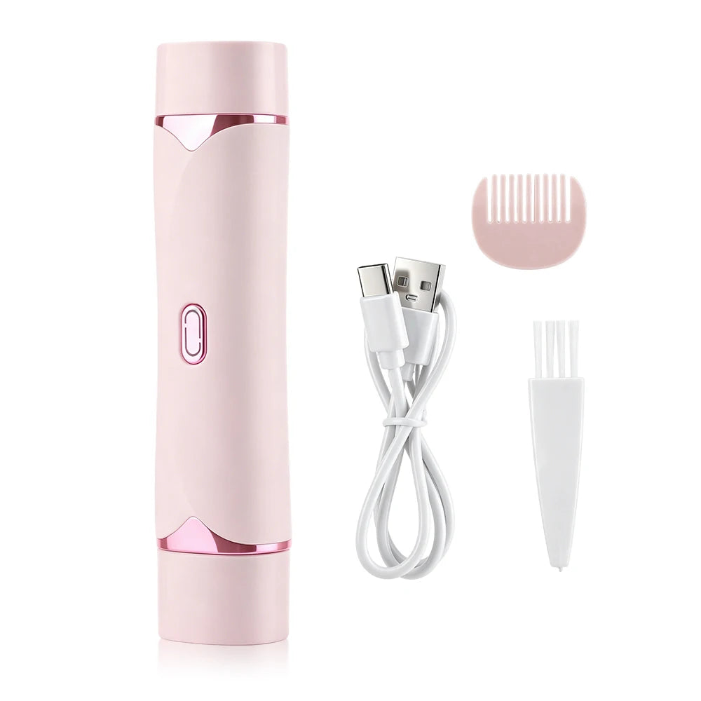 2 in 1 Dual Head Women Electric Razor Bikini Trimmer