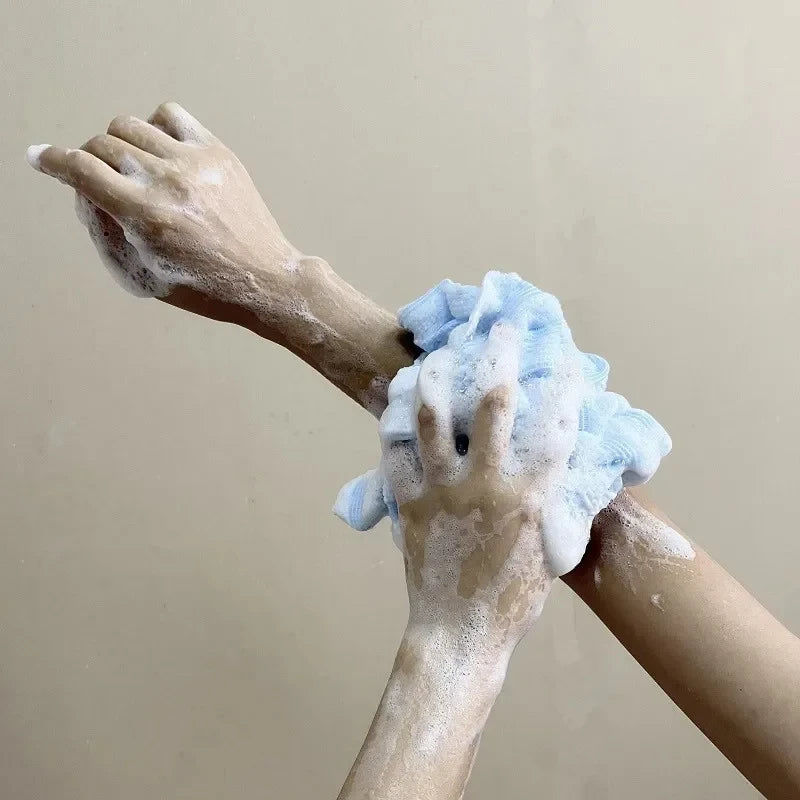 Extra Long Exfoliating Shower Towel Body Scrubber Bath Washcloth 100cm - 12