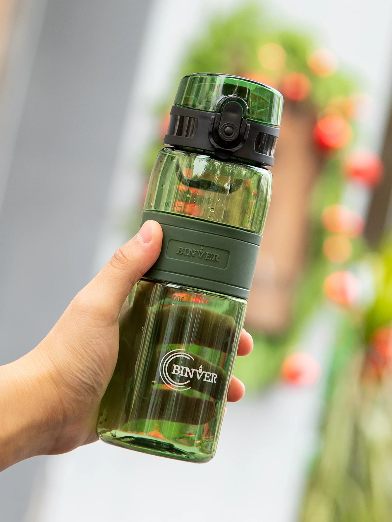500ml Portable Sports Water Bottle Leak Proof Fitness Gym Drink Cup - 14