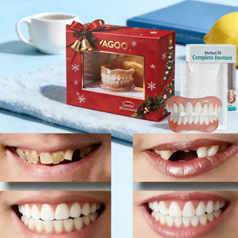 Silicone Dentures Instant Fake Teeth Smile Veneers