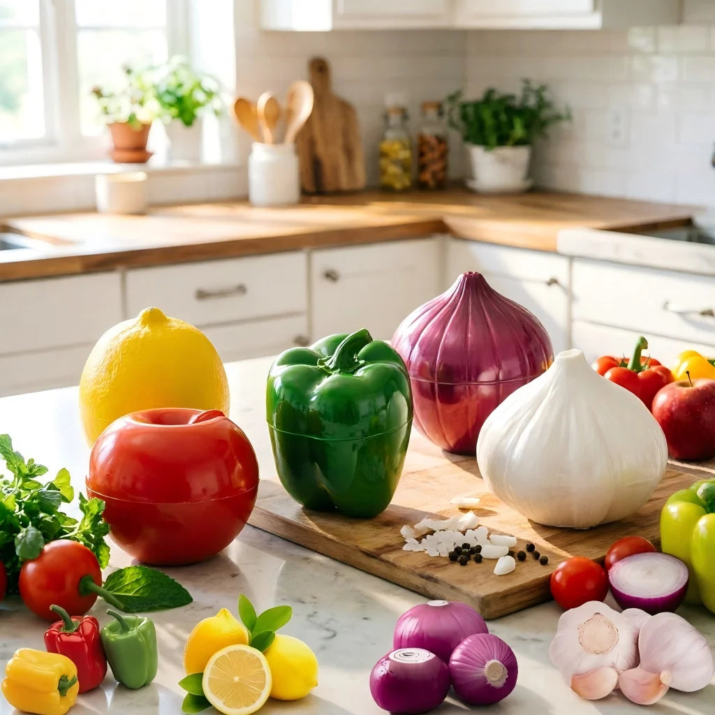 Fruit and Vegetable Food Saver Containers Kitchen Storage Keeper - 7