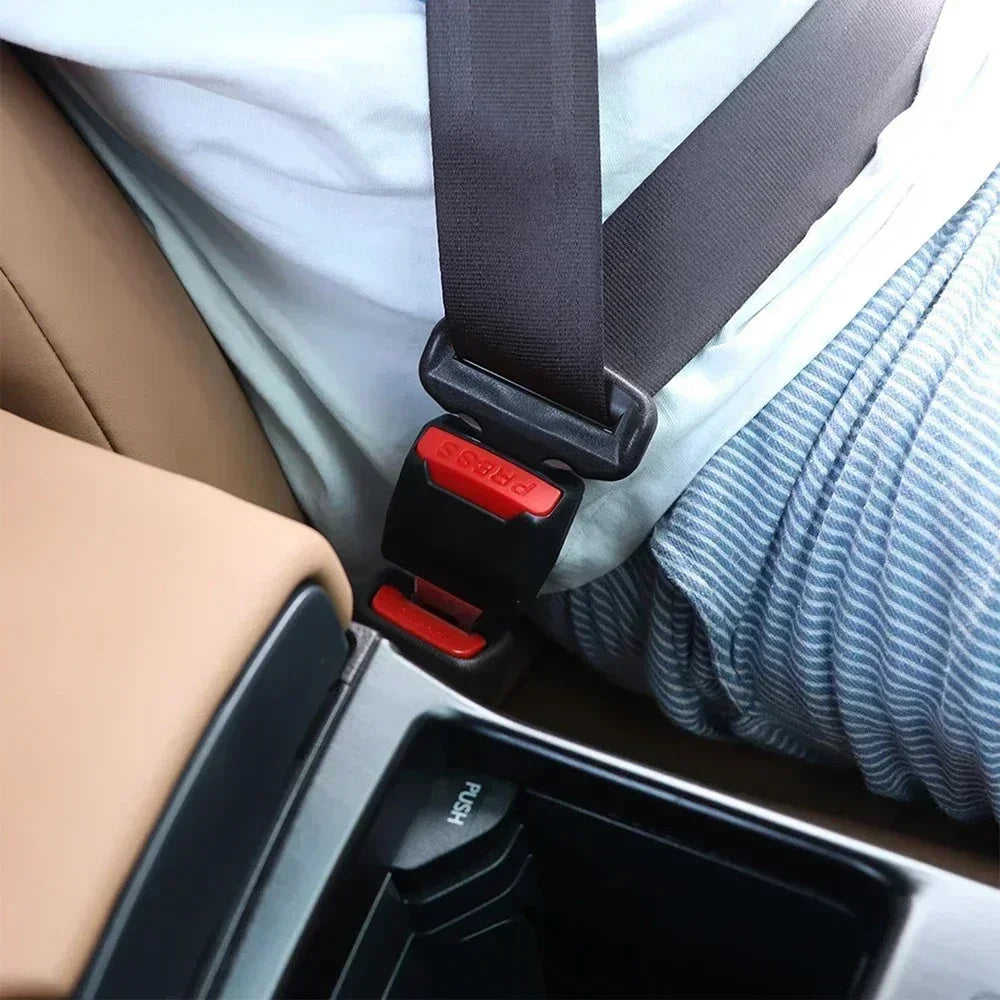 2Pcs Car Seat Belt Extender Buckle Safety Lock Extension Converter