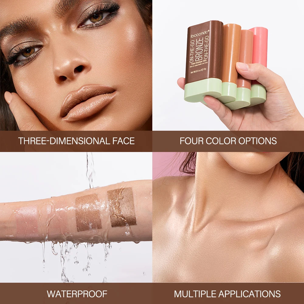 Waterproof Contour Bronzer Stick & Face Sculpting Makeup - 5