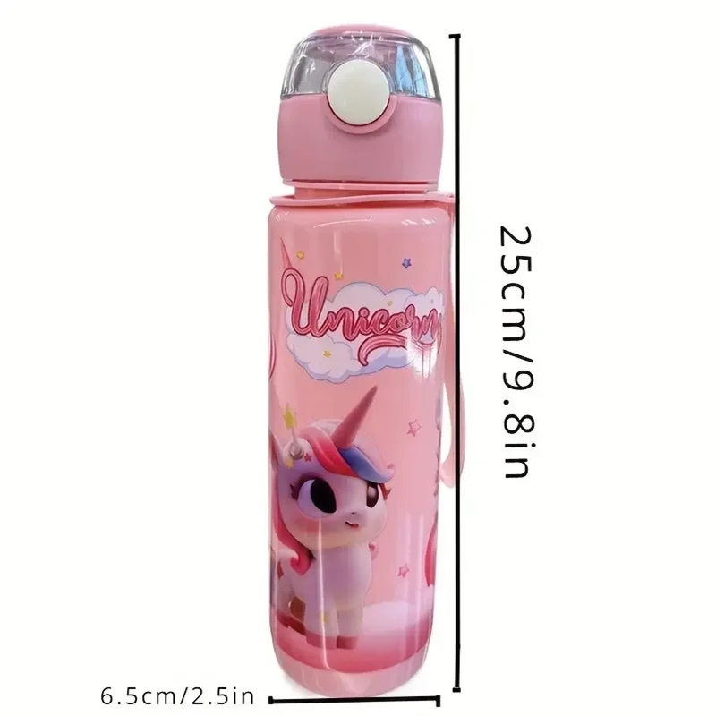Fantia 700ml BPA Free Space Cup Portable Water Bottle with Straw - 3