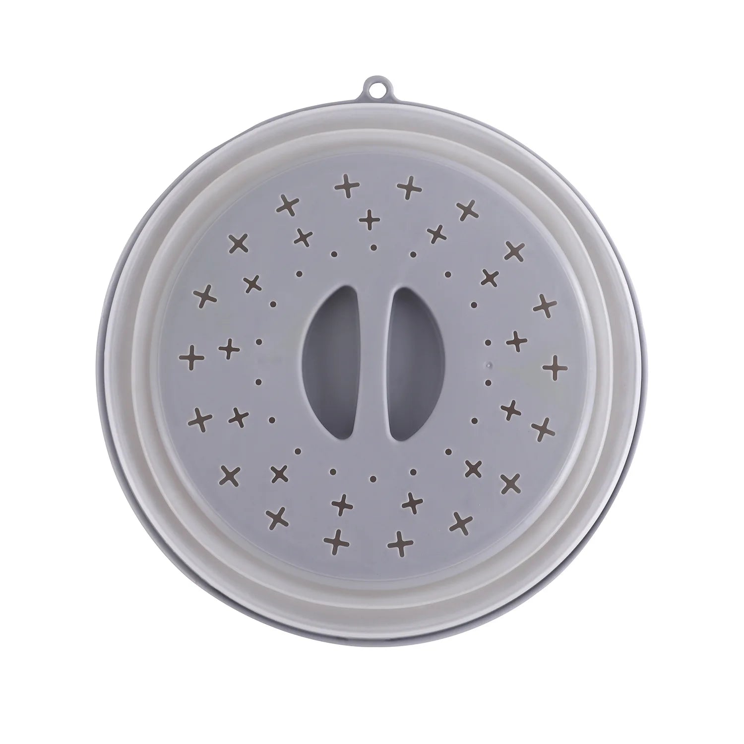 Collapsible Microwave Splatter Cover and Food Strainer Lid - 11