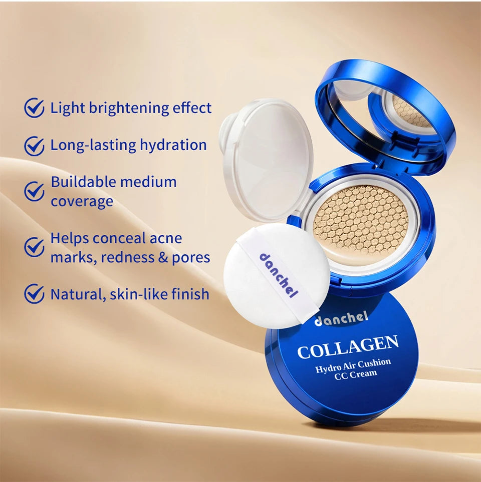 Collagen Air Cushion CC Cream Liquid Foundation Makeup