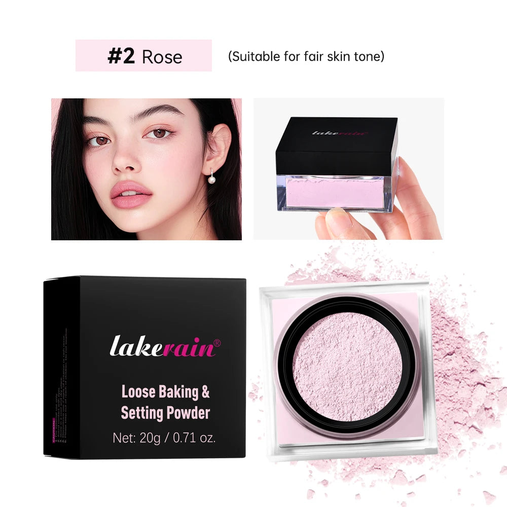 Lakerain Delicate Setting Powder Oil Control Face Powder - 29