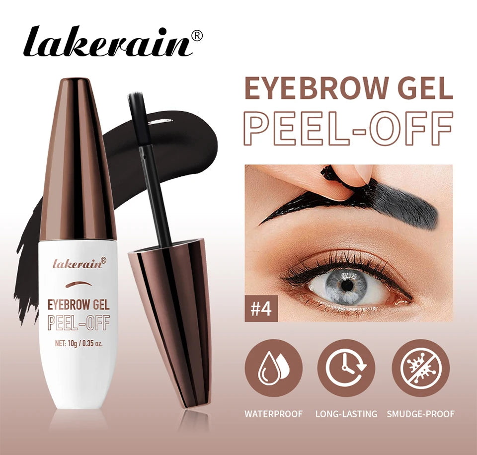 Lakerain Peel Off Eyebrow Gel Waterproof Brow Tint Cream - 7