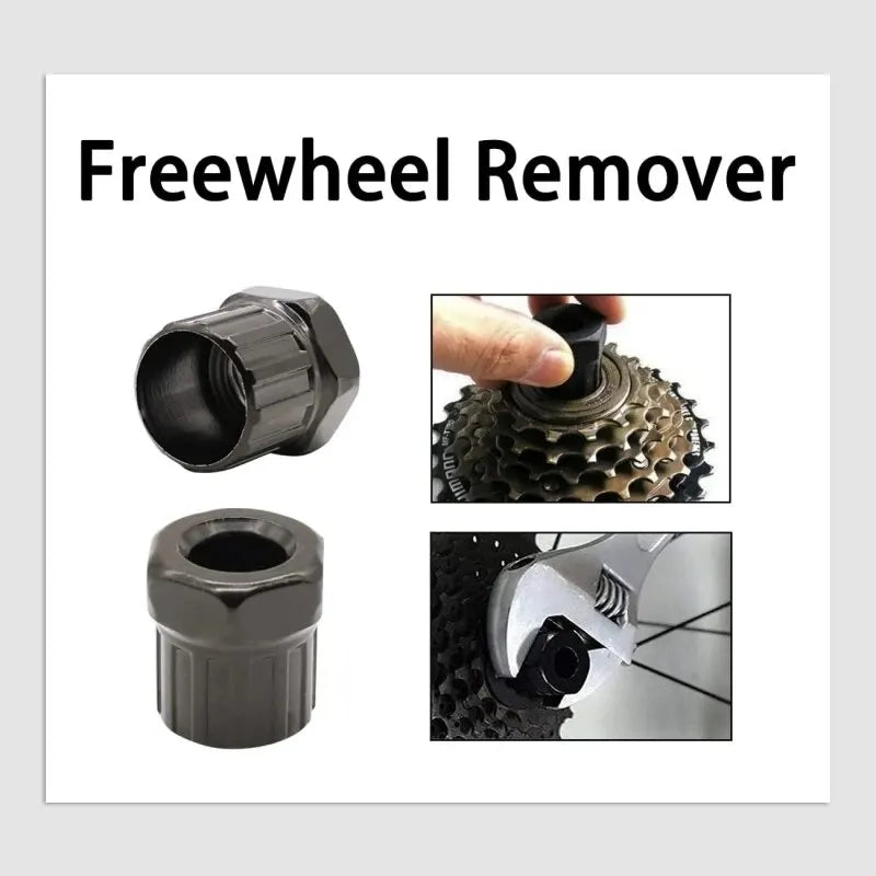 6 Pcs Bicycle Repair Tool Kit MTB Cassette Remover and Chain Breaker Set