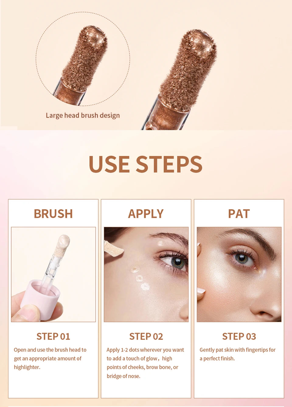 Liquid Highlighter Makeup Natural Glow Luminizer