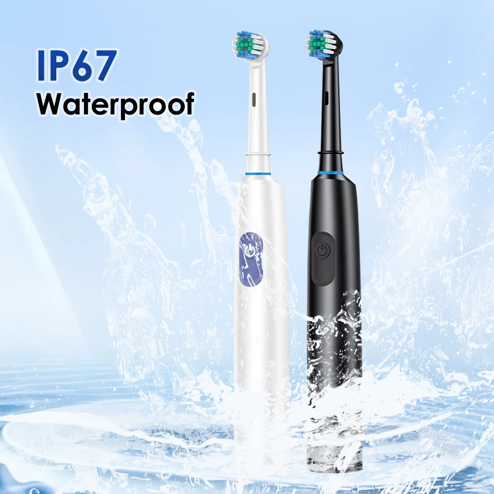 Intelligent Rotating Electric Toothbrush Rechargeable Rotary Toothbrush