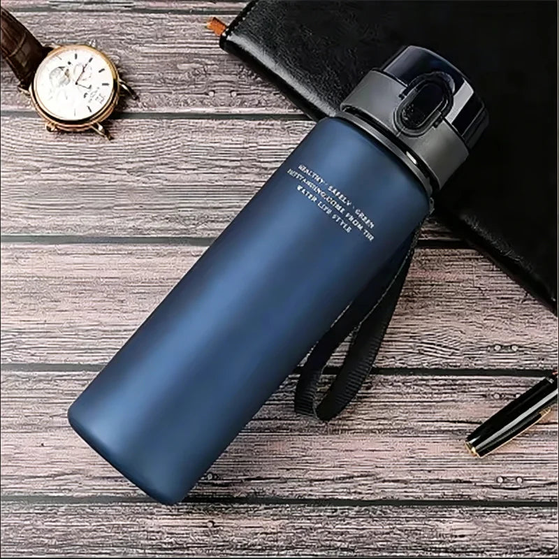 Leak Proof Sports Water Bottle Portable Gym Hiking Fitness Drink Jug