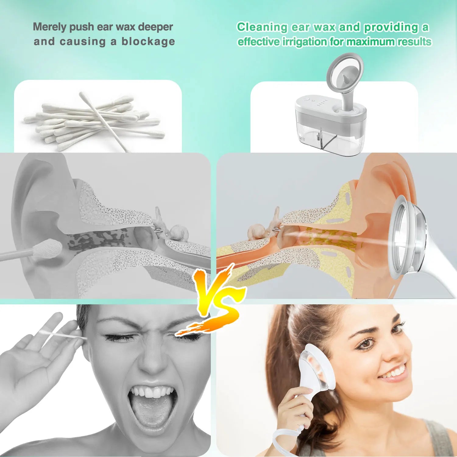 Electric Ear Water Cleaner Earwax Removal Irrigation System - 3