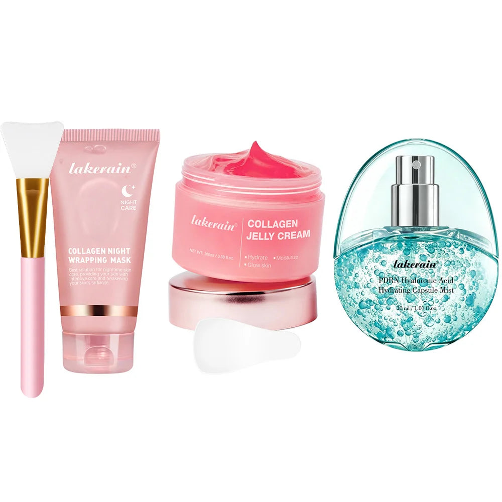 Collagen Jelly Cream Peel-Off Overnight Mask Hydrating Firming Skincare