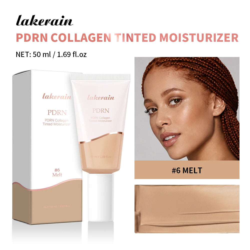 PDRN Collagen Tinted Moisturizer Radiant Glow Foundation Makeup - 24