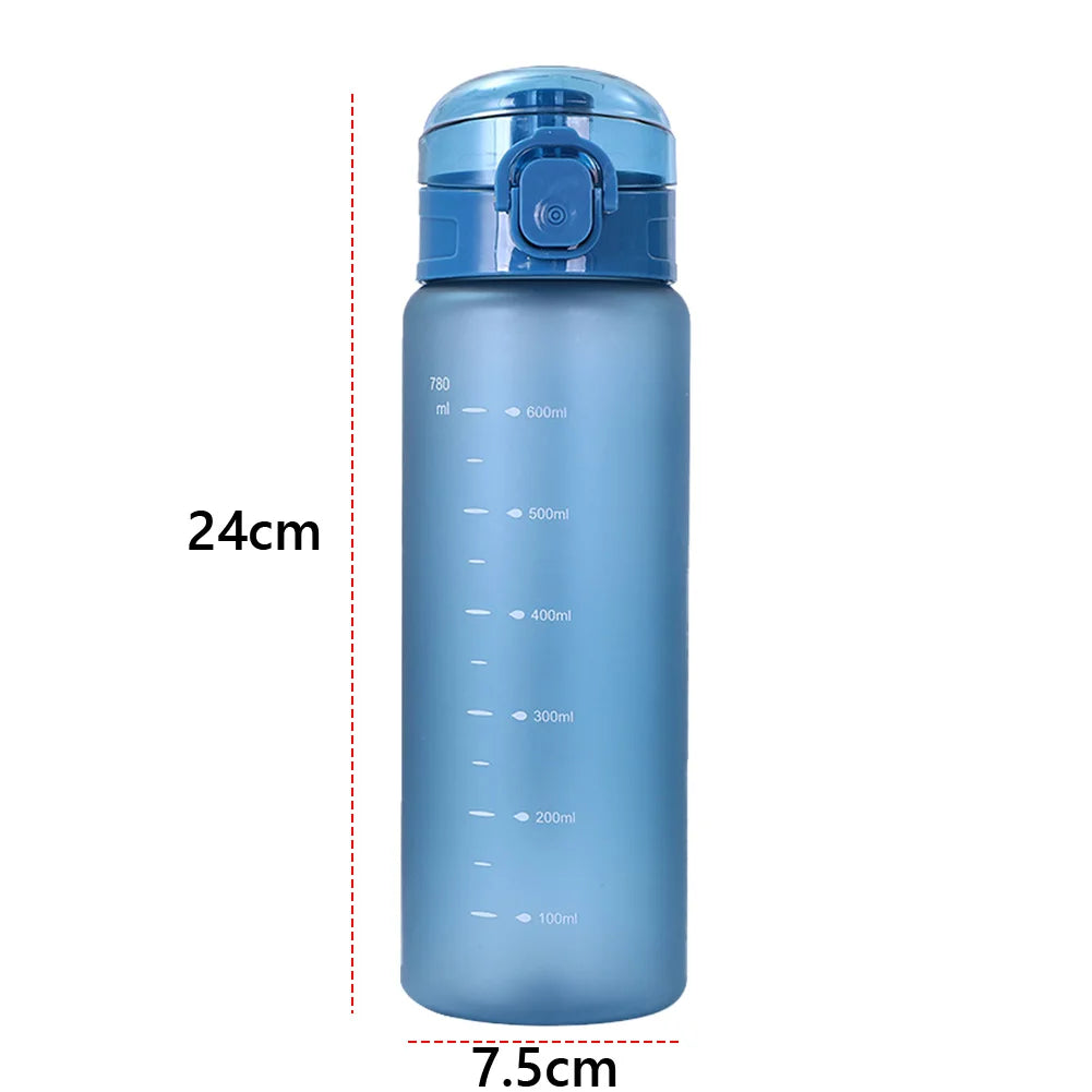 Leak Proof Sports Water Bottle BPA Free Portable Hiking Gym Flask