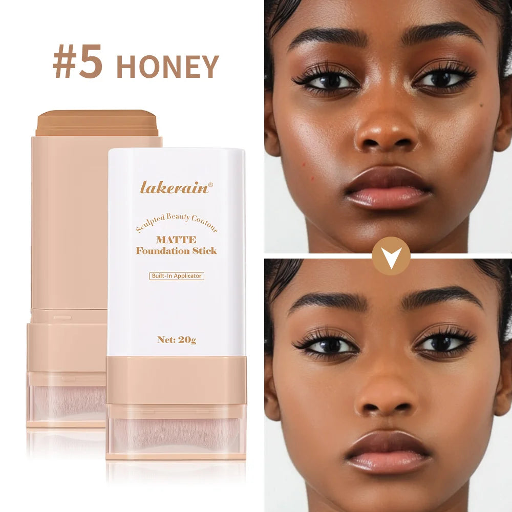 Matte Foundation Stick With Brush Concealer Makeup