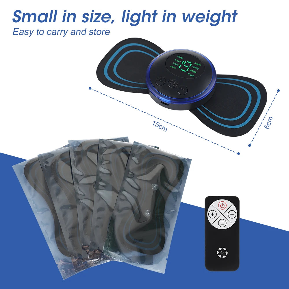 Smart Electric Neck Massager Portable Cervical Massage Patch Tool - 14