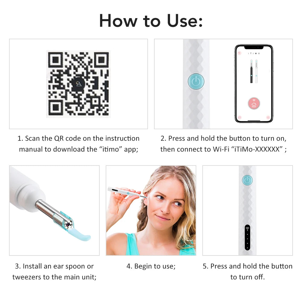 Smart Visual Ear Wax Cleaner HD Camera Earpick