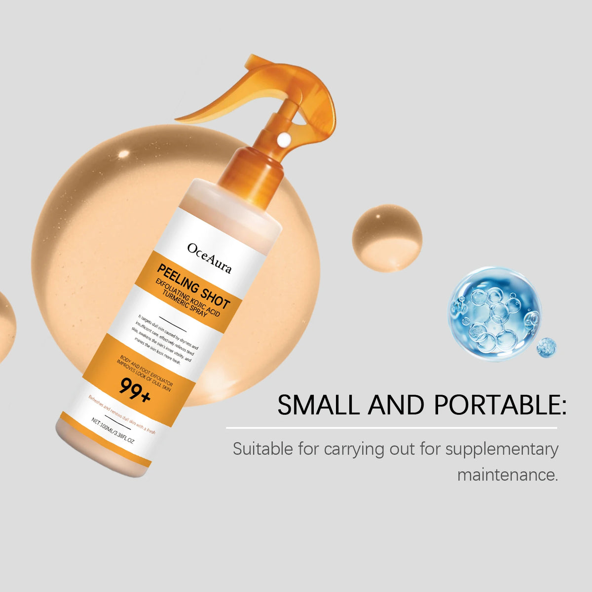 Moisturizing Skin Brightening Serum Foot Care Spray