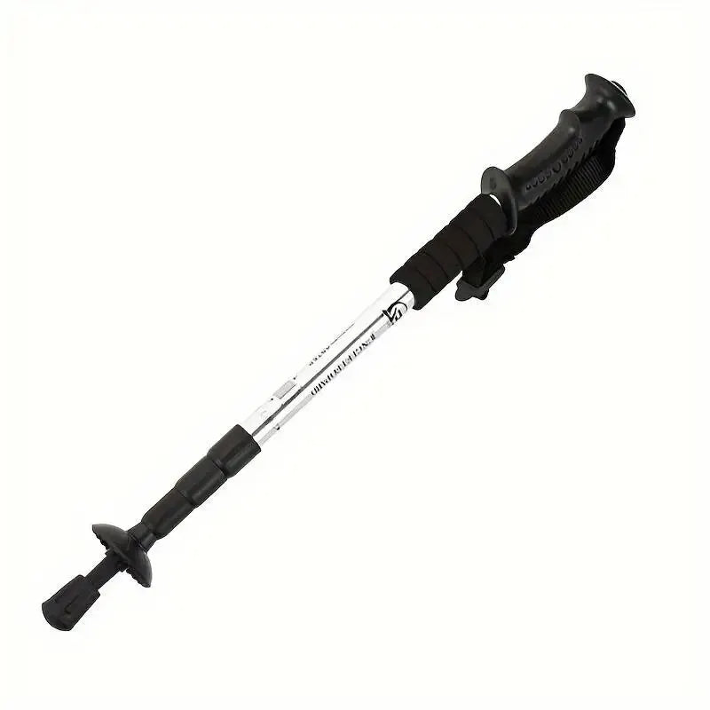 Ultralight Foldable Hiking Trekking Pole Adjustable Mountaineering Stick - 13
