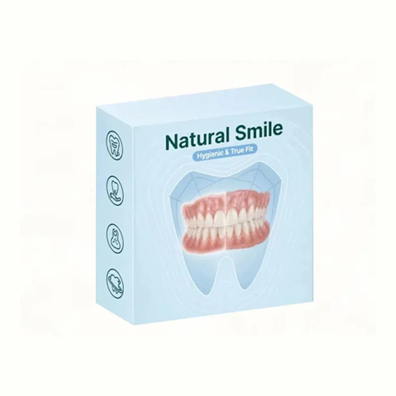 Silicone Fake Teeth Cosmetic Dentures Removable Smile Enhancer