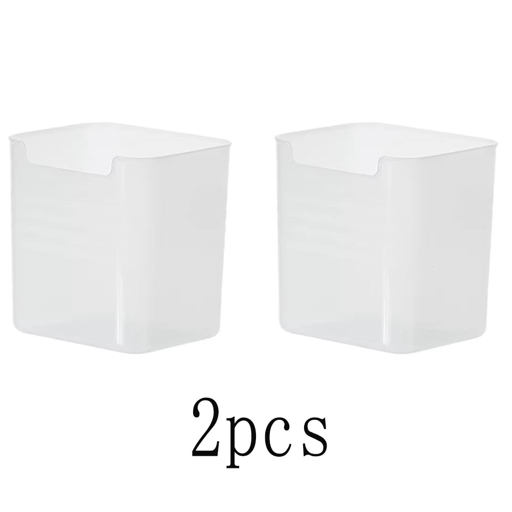 Fridge Side Door Storage Bins Kitchen Food Organizer Containers Set