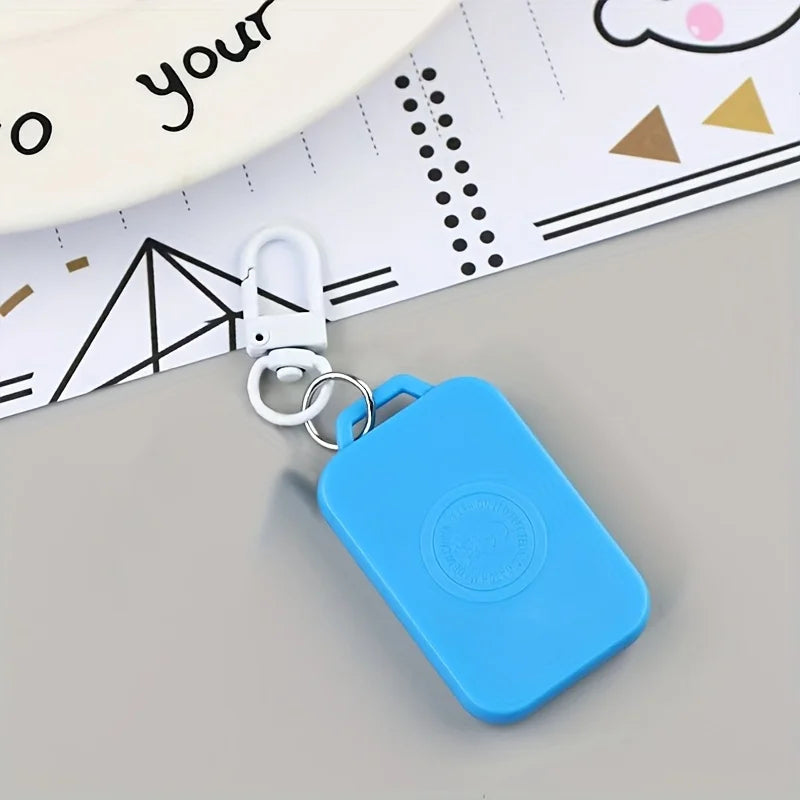 LED Digital Keychain Watch Portable Electronic Pendant Clock - 12