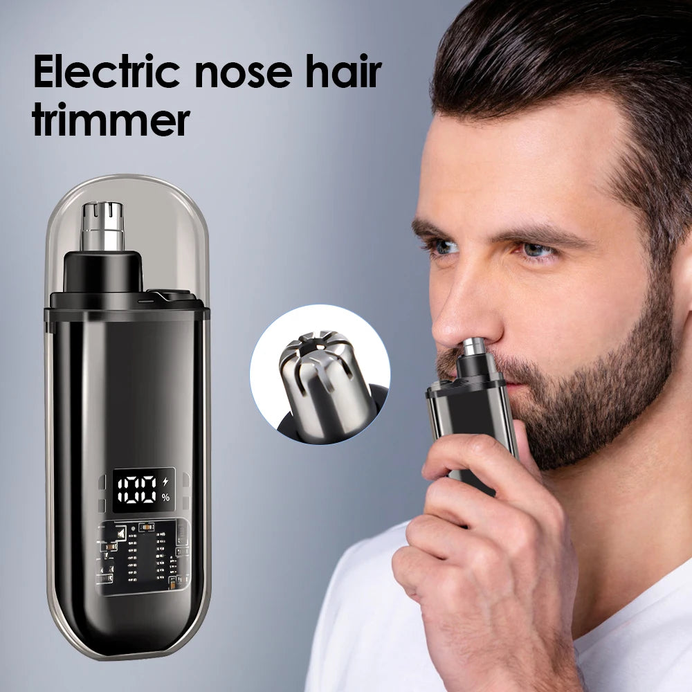 Electric Nose Hair Clipper Precision Trimmer USB Rechargeable - 8