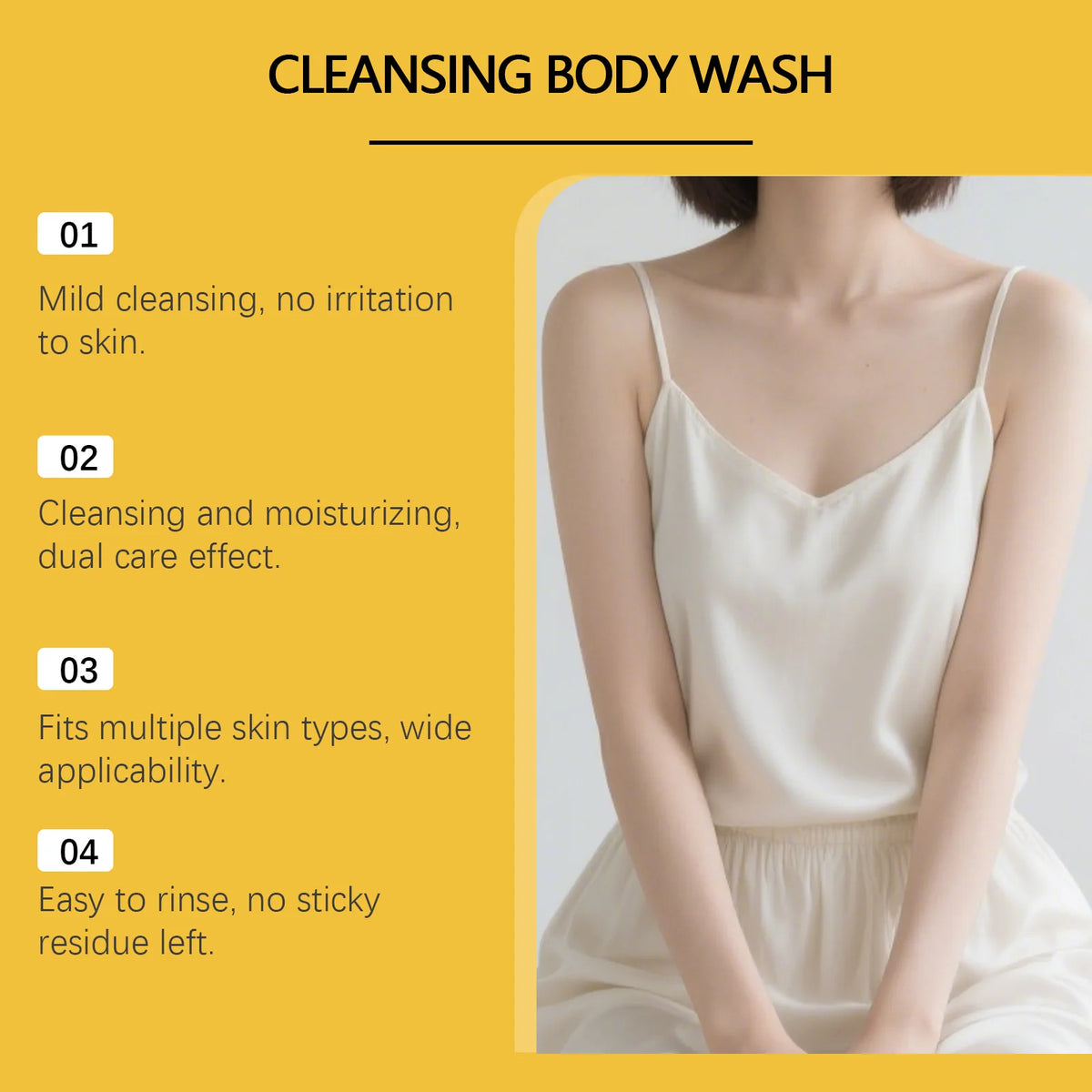 Anti Mite Acne Control Cleansing Body Wash Shower Gel