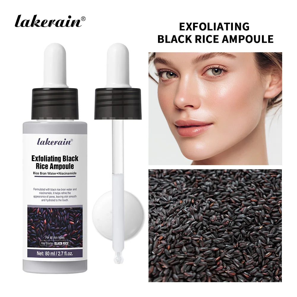 White Black Rice Exfoliating Serum Peeling Hydrating Toner - 22