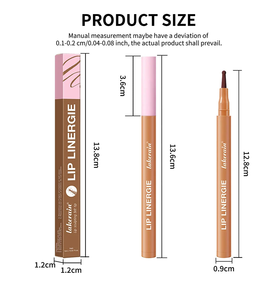 Lip Lingerie Lip Liner Stain Waterproof Long Lasting Pen - 17