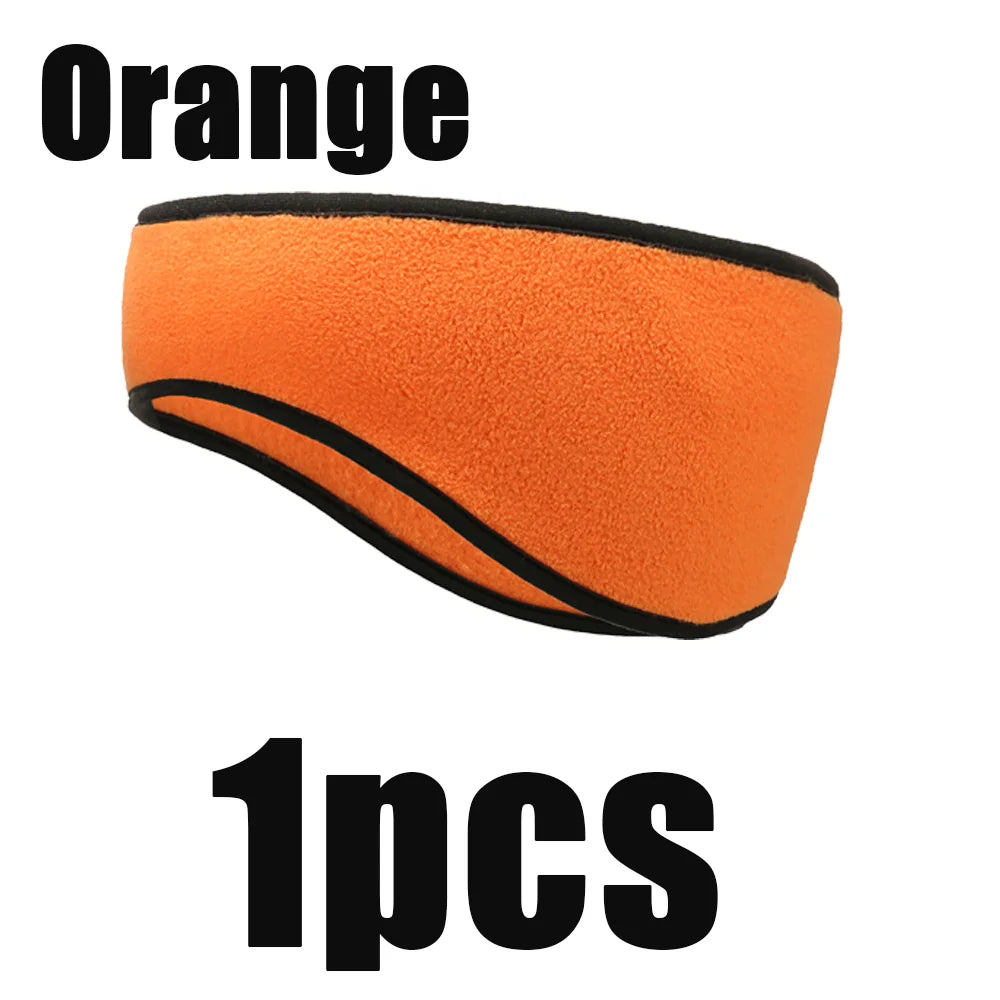 Warm Fleece Earmuffs Headband Unisex Windproof Winter Sports Ear Warmer - 13