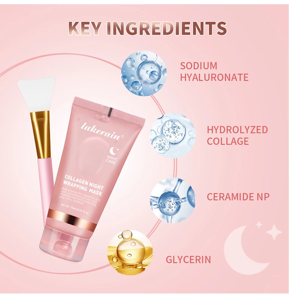 Collagen Night Wrapping Peel Off Facial Mask - 11