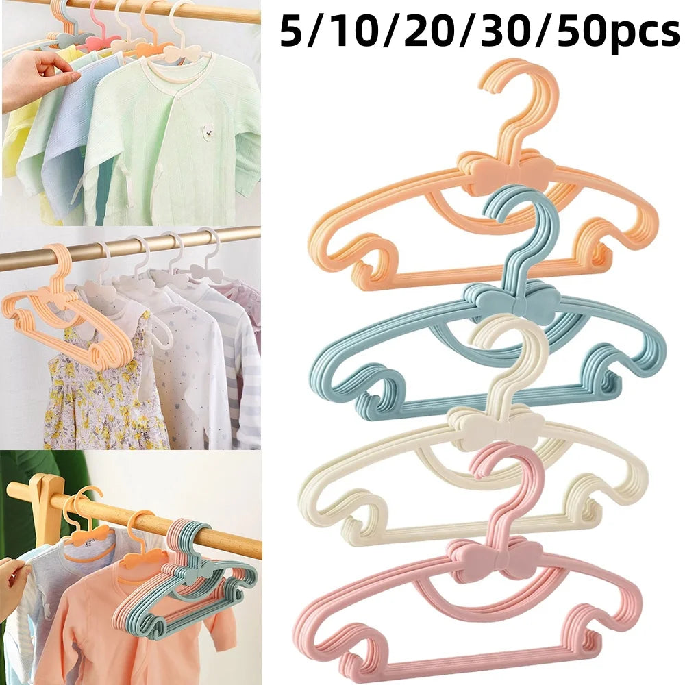 Non-Slip Baby Hangers Kids Clothes Storage Organizers for Wardrobe - 1